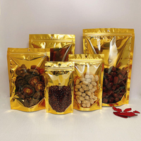 Sacs Mylar personnalisés refermables à fermeture éclair de 8 oz et 12 oz pour fruits secs et thé vert, imprimés, haute barrière, anti-odeur