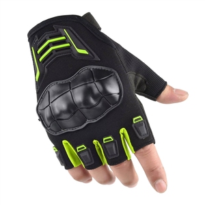 Guantes de Motocicleta Transpirables de Medio Dedo para Hombre y Mujer, con Nudillos Reforzados, Antideslizantes, Personalizados, para Ciclismo y Carreras, Equipo de Seguridad - Product Image 3