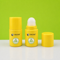Botol Roll On Minyak Esensial Bulat Kosong 50ml 1oz 2oz Plastik Frosted Kemasan Botol Deodoran