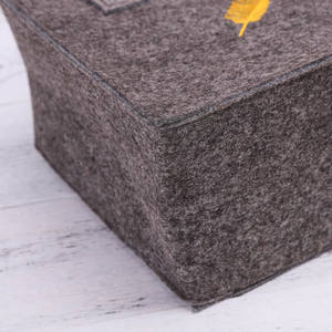 ถุงผ้าสักหลาดใช้ซ้ำได้สำหรับงานหนักกระเป๋าช้อปปิ้งเป็นมิตรกับสิ่งแวดล้อมสำหรับเป็นของขวัญขายปลีกโปรโมชั่นการสร้างแบรนด์และกิจกรรมขององค์กร - Product Image 5