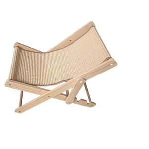 ที่นอนแมวไม้ปรับระดับได้ พร้อมพื้นผิวสำหรับข่วน สำหรับแมว ใช้ได้ทุกฤดู ทำจากไม้เนื้อแข็ง พร้อมเบาะรองนั่งสำหรับสัตว์เลี้ยง - Product Image 5