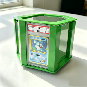 Top Selling Premium <b>Rotating</b> Custom Acrylic Display Stand Stable Easy Assembly Trading Card Grading Slab For Display - Product Image 4