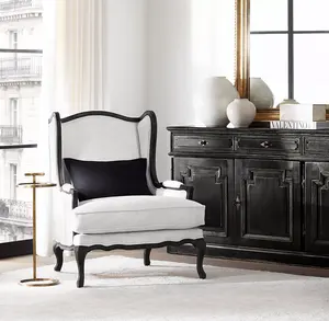 <span class=keywords><strong>Fauteuil</strong></span> à dossier haut de style <span class=keywords><strong>Louis</strong></span> <span class=keywords><strong>XV</strong></span>, design Sassanide OEM, en velours Lorraine - Product Image 5