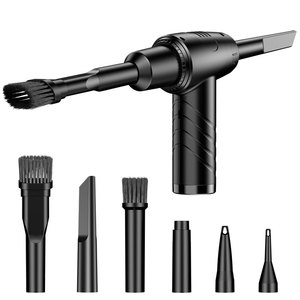 Aspirateur à main sans fil, noir, en plastique, avec une seule buse, souffleur d'air portable pour voiture - Product Image 5