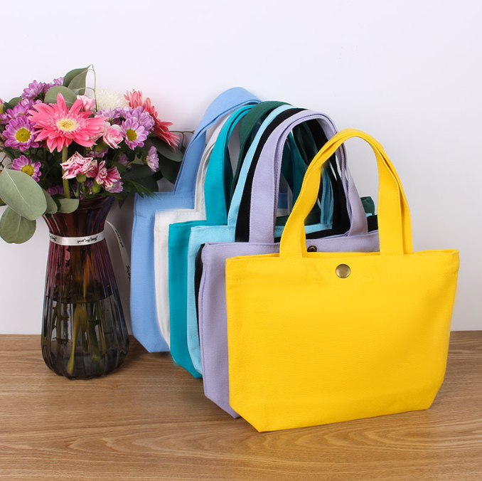 Canvas Handbag Small Fresh Canvas Makeup