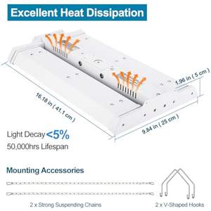 Iluminación LED Empotrada para Hospitales y Bibliotecas con Certificación ETL, 27w 36w 42w 50w, Kit de Reequipamiento 2x4, Lámpara Troffer - Product Image 5