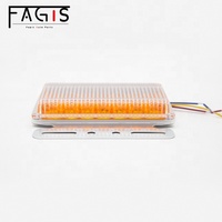 Feux latéraux de véhicule Fagis Ampoule de voiture Feux d'avertissement LED 24V 12V Orange DOT CE ROHS Certifié 12W Garantie 3 ans Ajustement universel