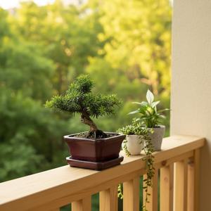 Juego de Macetas de Cerámica Modernas Vintage para Bonsái, Pequeñas, con Acabado Azul, Duraderas, Biodegradables, para Uso en Interiores y Exteriores - Product Image 4