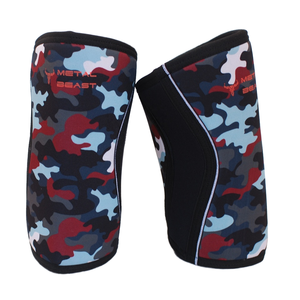 Custom Neoprene Gym Squat Pads Powerlifting Weightlifting Fitness Cross Training <strong>Compression</strong> 5mm 7mm <strong>Knee</strong> Support Sleeves - Product Image 1