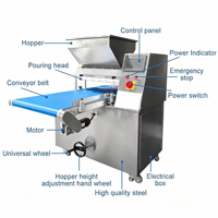 Machine de production automatique de mini-cupcakes au miel et de macarons pour petites entreprises