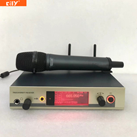 Microphone sans fil portatif EW300G3 à diversité réelle 1CH, prix de gros, avec récepteur sans fil un-à-un pour discours/église/spectacles