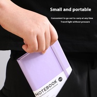 A6 Simple Ins Cahier Personnalisable Courroie de Couverture en Cuir A4 Imprimé Doublé Journal Étudiant Étude Examen Préparation Cadeau En Gros