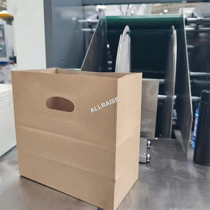 Máy làm túi thực phẩm tự động phân hủy sinh học cấp thực phẩm giấy màu nâu máy sản xuất Túi giấy Kraft Máy làm - Product Image 5