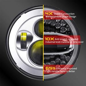 Para <span class=keywords><strong>Jeep</strong></span> Wrangler JK JKU accesorios 07-14 aprobada por el DOT 7 "parachoques montado Led faro - Product Image 5