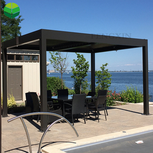 Elegante tubo cuadrado al aire libre de aluminio automático pérgola <span class=keywords><strong>louvre</strong></span> gazebo - Product Image 5