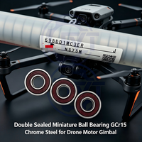 Roulement à billes miniature 684-2RS 4x9x4mm |   Utilisation du cardan et du moteur de drone |   Acier chromé GCr15 |   Roulements en gros en vrac