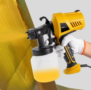 <span class=keywords><strong>Pistolet</strong></span> de pulvérisation électrique professionnel sans air à débit réglable pour peinture automobile, moteur 500W, gobelet 800ML - Product Image 6