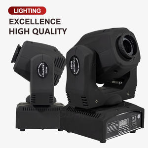 Shemini Mini 60w Led dinamik <span class=keywords><strong>GOBO</strong></span> tekerlek nokta hareketli kafa işık İki prizmalar sahne aydınlatma Dj disko bar sineması için - Product Image 1