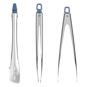 Pinces <span class=keywords><strong>de</strong></span> <span class=keywords><strong>cuisine</strong></span> en acier inoxydable <span class=keywords><strong>de</strong></span> qualité alimentaire, légères, antidérapantes, résistantes à la chaleur, lavables au lave-vaisselle, pour usage domestique - Product Image 1