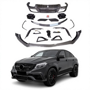 Kit carrosserie carbone style B pour <span class=keywords><strong>Mercedes</strong></span> <span class=keywords><strong>Benz</strong></span> <span class=keywords><strong>GLE</strong></span> C166 <span class=keywords><strong>Coupé</strong></span> 2016-2019, mise à niveau vers le style B en fibre de carbone - Product Image 1