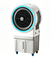 Climatiseur d'air froid + Tech-Sense + Télécommande + Autonome + 3 vitesses + Écologique + Économie d'énergie + Plastique pour garage