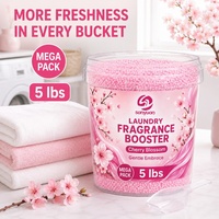 Perles de parfum concentrées Premium 5LB (2,3 kg) en seau, formule 3+3 parfums, longue durée, pour lessive, logo personnalisé, vente en gros en baril