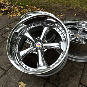 ล้อฟอร์จ YRO แบบสองชิ้น ขอบเว้าลึก ชุบโครเมียม ขนาด 17-24 นิ้ว 5x112 5x114.3 5x120 สำหรับ BMW ซีรีส์ 3 5 7 และ Audi A4 A6 - Product Image 2