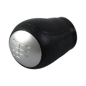 Poignée de levier de vitesses Nissan Qashqai 6 vitesses en cuir ergonomique argenté pour transmission manuelle - Product Image 3