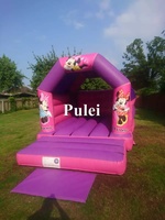 Château gonflable Mickey Mouse à livraison rapide, pour les fêtes d'enfants, adorable maison de jeu gonflable de dessin animé, trampoline gonflable, jouet de rebondissement