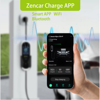 Cargador Portátil para Vehículos Eléctricos Zencar EPRO 32A con WIFI, Bluetooth y Pantalla LCD, Estaciones de Carga Portátiles de 22kW y 400V