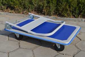 Carretilla de Plataforma Plegable de Alta Resistencia de 300 kg, Carretilla de Mano con Plataforma Rodante, Plegable para un Fácil Almacenamiento - Product Image 6