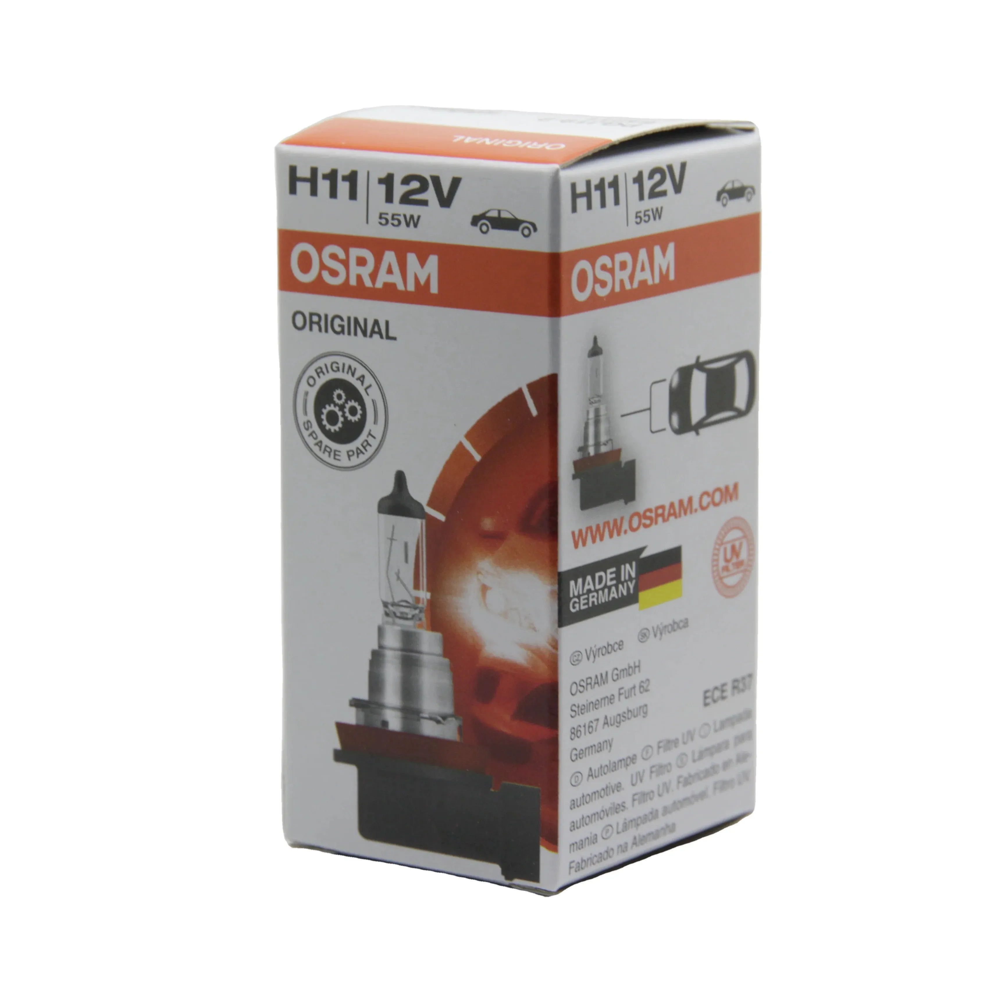 H11 OSRAM 64211 12V 35W PGJ19-2 Auto phare ampoule halogène antibrouillard