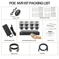 Wistino-sistema de cámara de seguridad para interiores, cámara Ip Poe de 8MP, 4k, detección de movimiento, Audio, visión nocturna, a prueba de vandalismo, Kit Nvr
