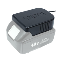 Adaptateur Power Wheels pour Makita 18V comprend 1820 1850 Dock connecteur d'alimentation 14 jauge fil outil Batteries cadre de montage DC
