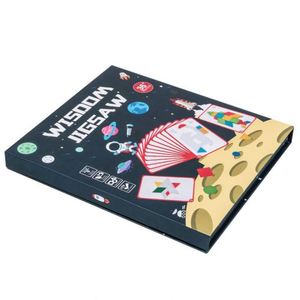 Livre de blocs géométriques magnétiques STEM, jeu de voyage, puzzle Tangram de formes géométriques - Product Image 6