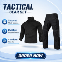 Ensemble de tenue de sécurité unisexe G3 Frog Suit, respirant, élastique, durable, pour entraînement tactique extérieur, camouflage en coton