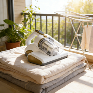 <span class=keywords><strong>Aspirateur</strong></span> anti-acariens à air chaud portable pour chambre à coucher, avec lumière UV pour l'élimination des acariens - Product Image 1