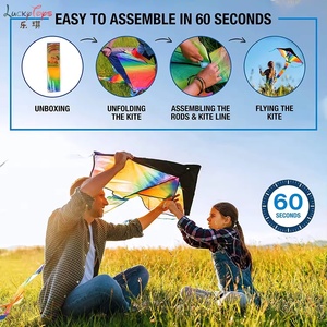 Grand <span class=keywords><strong>cerf</strong></span>-<span class=keywords><strong>volant</strong></span> de plage, montage facile et vol stable, idéal pour les jeux en plein air en famille et le plaisir des enfants et des adultes - Product Image 2