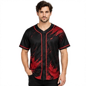 Uniforme Deportivo Personalizado al por Mayor, Jersey de Béisbol con Bloques de Color para Hombres, Mujeres y Jóvenes, Fabricación OEM - Product Image 1