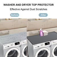 Couverture de protection pour lave-linge et sèche-linge en silicone antidérapant, tapis imperméable pour la protection du dessus du lave-linge, pour la maison, la cuisine, la buanderie