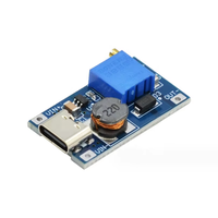 Módulo convertidor elevador de voltaje DC-DC MT3608 2A 2-24V a 5-28V, placa de alimentación de voltaje ajustable para Arduino/Raspberry