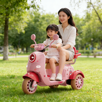 Moto électrique pour enfants, simulation de moto à deux places, jouet écologique à roulettes