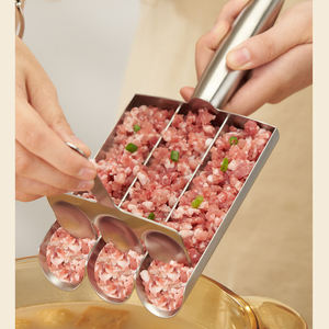 304 fabricant de boulettes de viande en acier inoxydable ménage boule de poisson crevettes slip moule boule de riz viande remplissage cuisson - Product Image 4