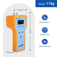 Alat Layanan Konsentrator Oksigen Portabel AERTI 3-in-1, Meter Pengukur O2 yang Praktis