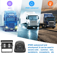 HD 7 pouces étanche LCD Dvr écran partagé moniteur côté vue arrière marche arrière véhicule Bus camion caméra moniteur système