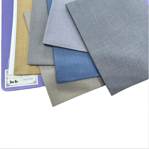 Großhandel 85% Polyester 15% Rayon Plaid kariert strukturiert <span class=keywords><strong>Tweed</strong></span> Herren anzug Hose Hose TR gewebter Stoff - Product Image 2