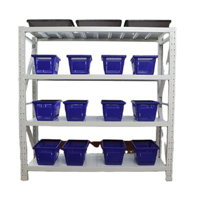 Scaffali di Stoccaggio Autoportanti Certificati CE per Carichi Pesanti, Ripiani in <span class=keywords><strong>Metallo</strong></span> per Magazzino - Product Image 4