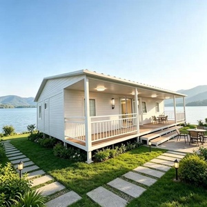 Villa Container di Lusso Prefabbricata da 40 Piedi con Terrazza Panoramica, Spaziosa e Ben Ventilata, per Uso Privato, Agriturismi e Hotel - Product Image 1