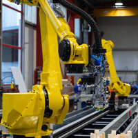 Bras robotique industriel 6 axes Fanuc M-10id/8L atteindre 2m Robot de soudage à l'arc CNGBS positionneur de soudage torche de soudage