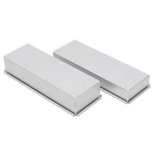 Teglia per <span class=keywords><strong>Pizza</strong></span> Rettangolare Piccola in Lega di Alluminio Più Spessa / Stampo per Cottura <span class=keywords><strong>Pizza</strong></span> Rettangolare Individuale - Product Image 2